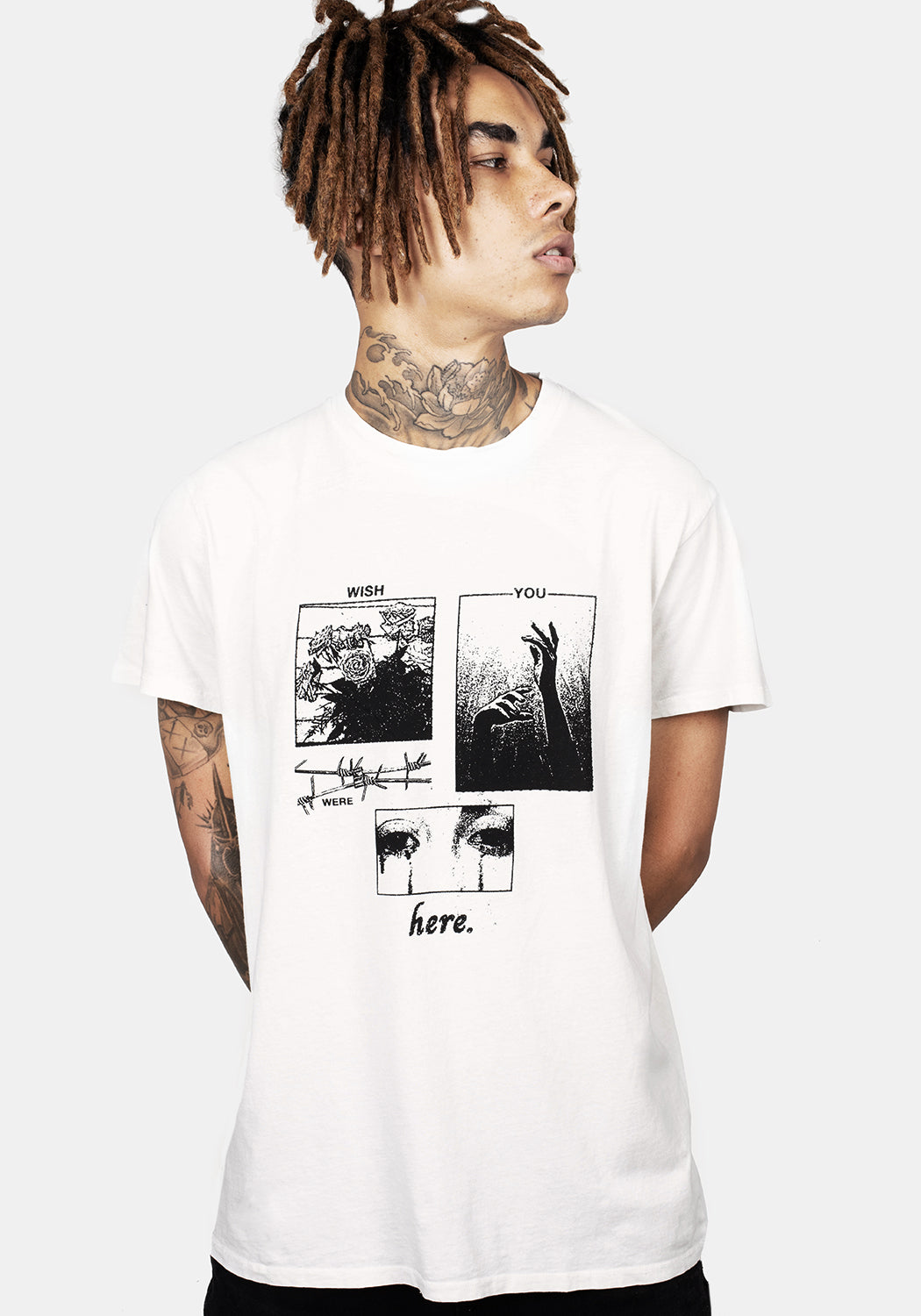 Wish Vintage Off White Washed T-Shirt
