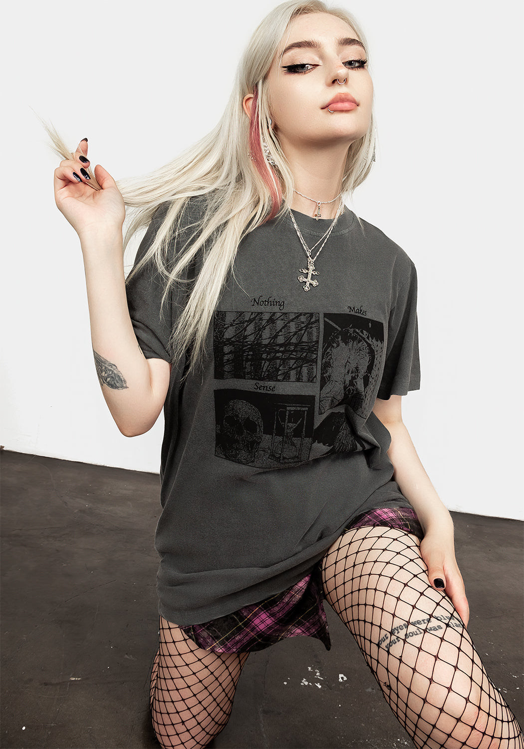 Sense Vintage Grey Washed T-Shirt