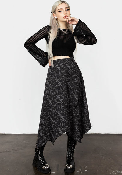 Petrichor Wrap Handkerchief Skirt
