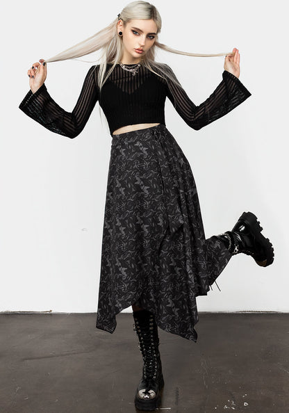 Petrichor Wrap Handkerchief Skirt