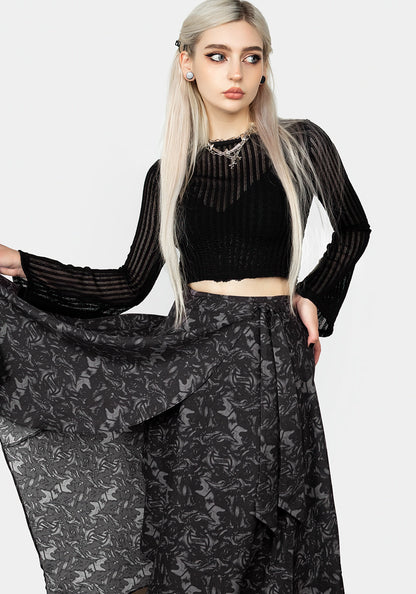 Petrichor Wrap Handkerchief Skirt