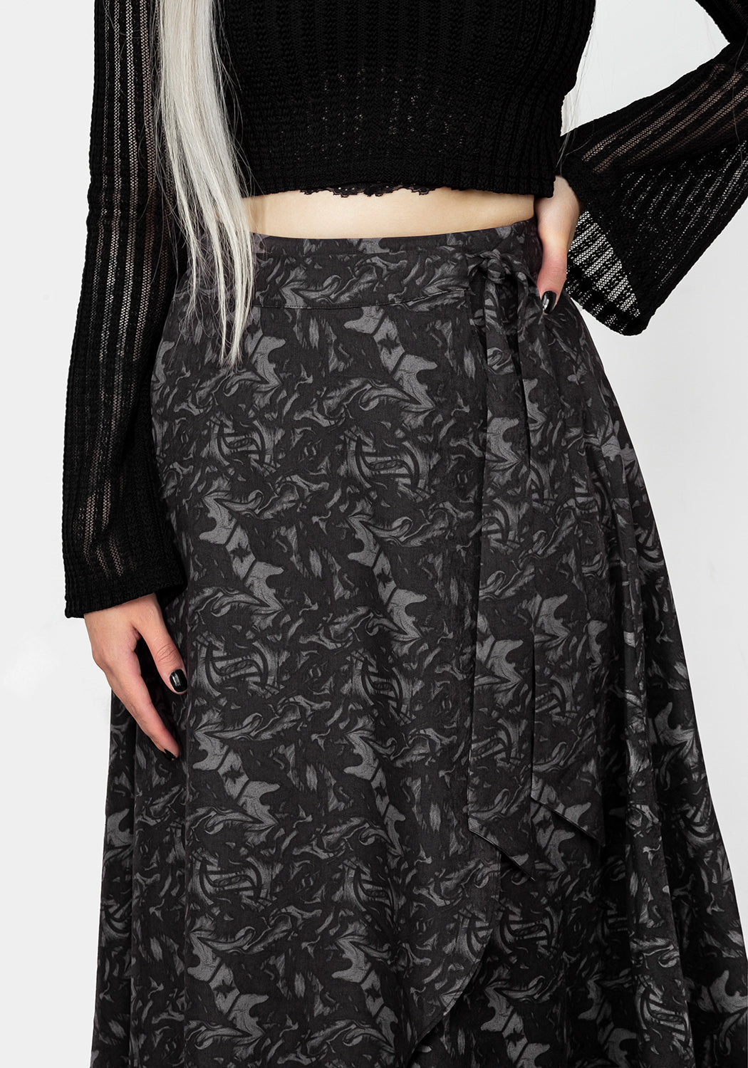 Petrichor Wrap Handkerchief Skirt