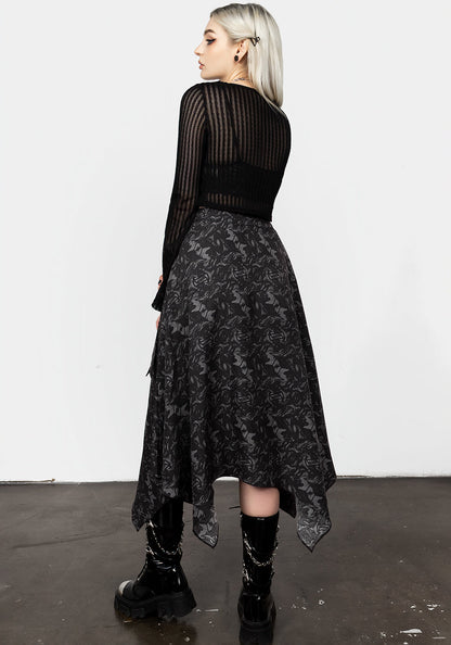 Petrichor Wrap Handkerchief Skirt