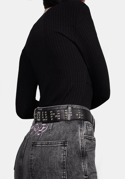 Hellbound Studded Jeans Belt