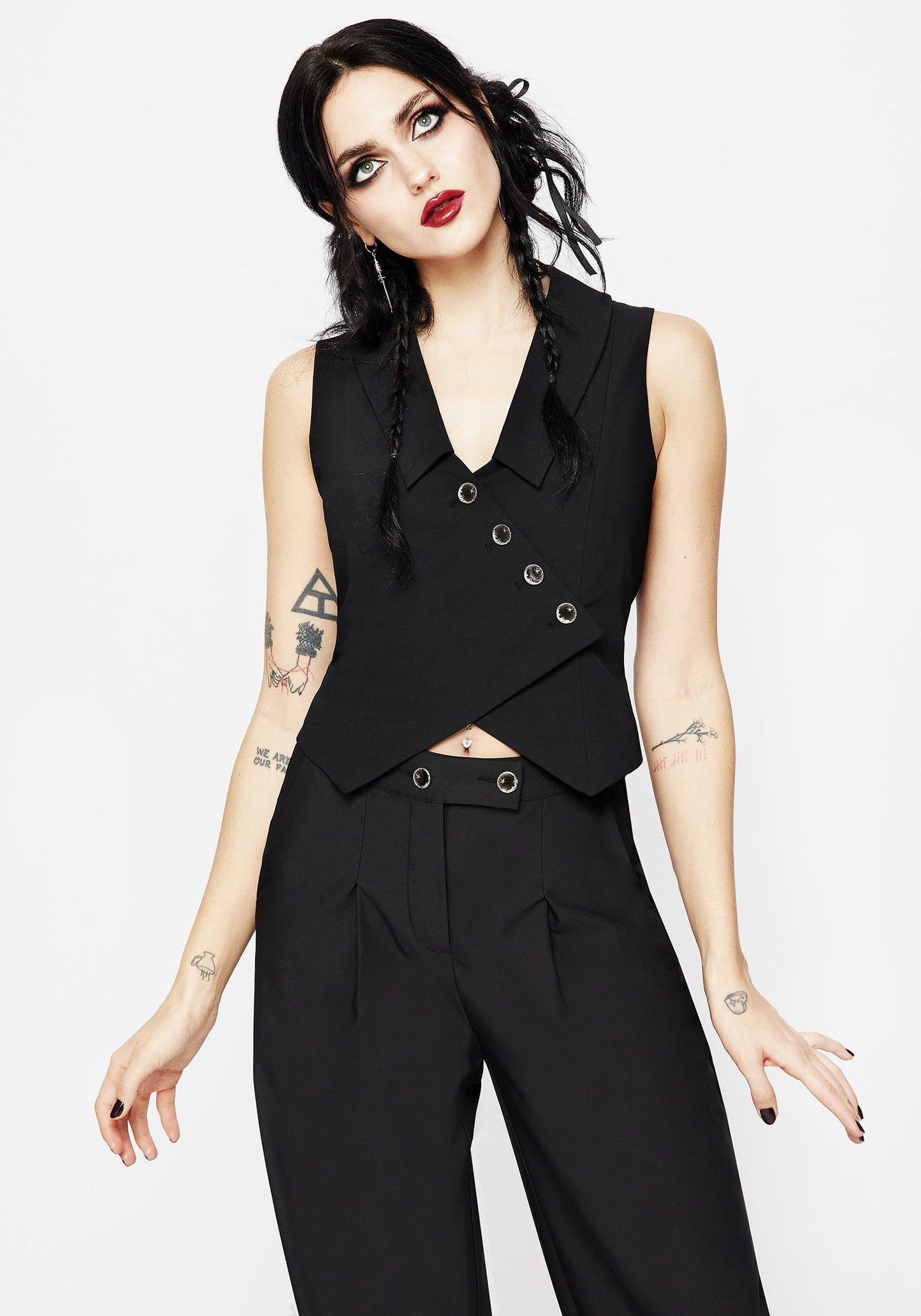 Moonage Asymmetric Waistcoat