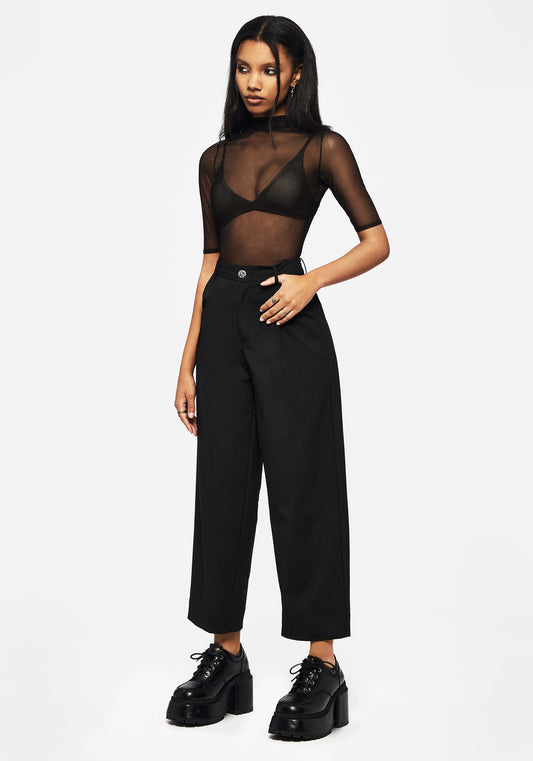 Zelda Pinstripe Tailored Balloon Trousers