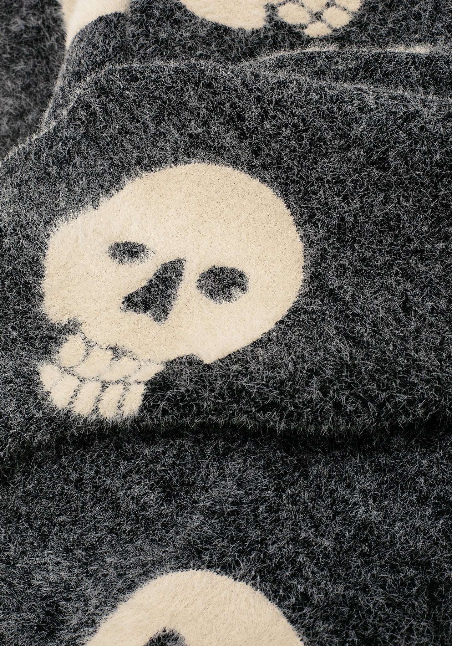 Crania Skull Knit Scarf