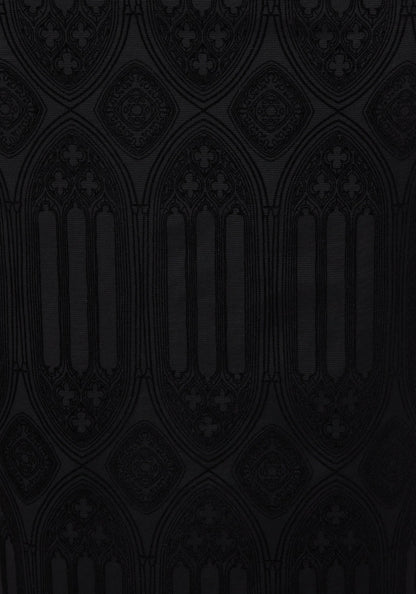 Cloister Flocked Mesh Maxi Skirt