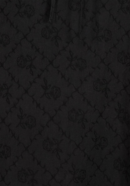 Polgara Floral Jacquard Mini Dress