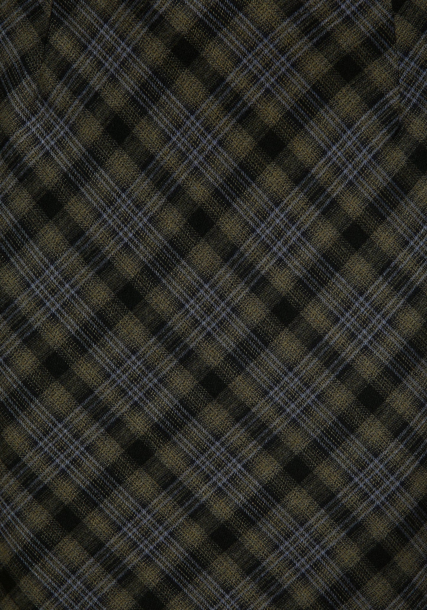 Reseda Bias Check Maxi Skirt