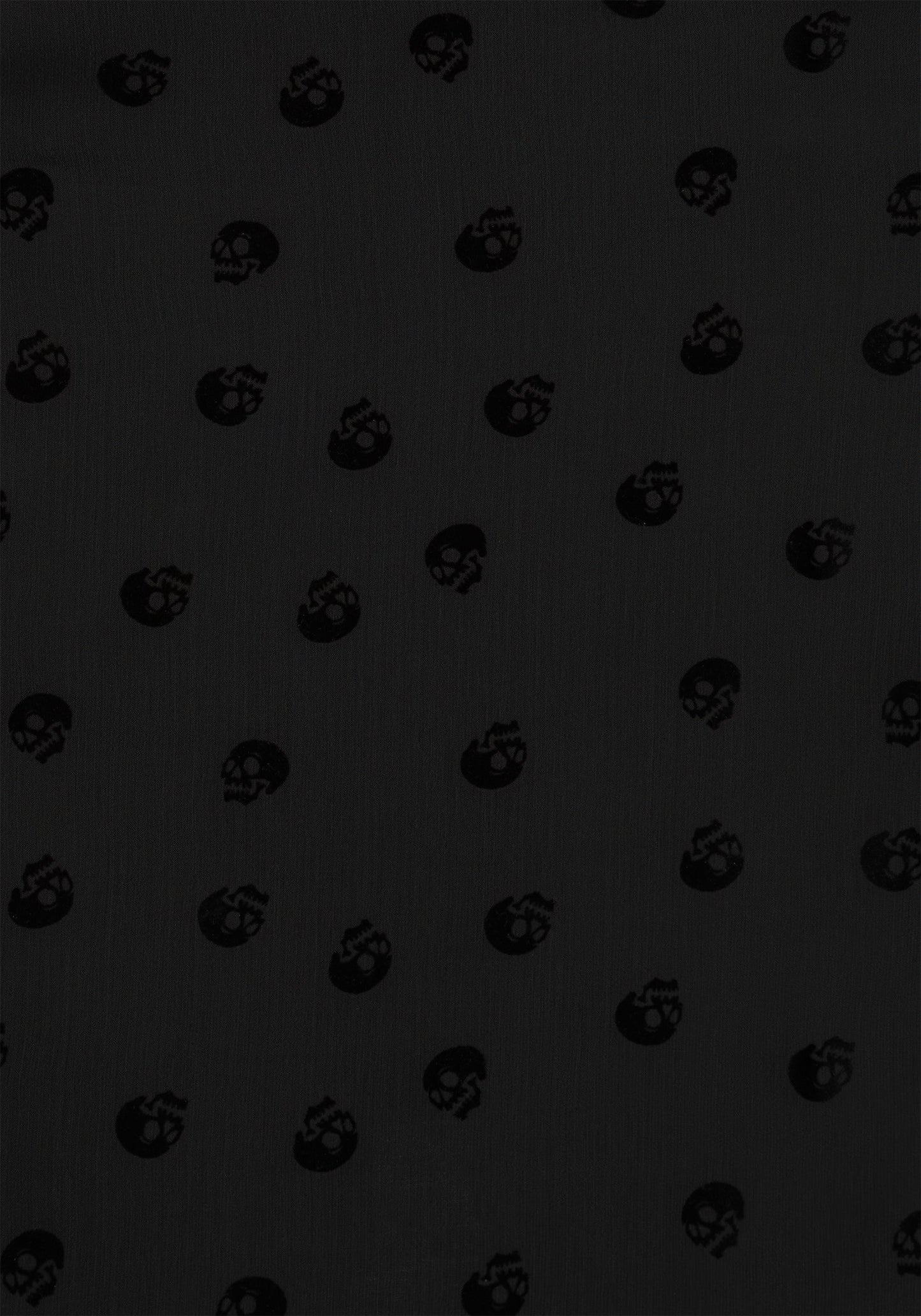 Bones Flocked Chiffon Maxi Cami Dress