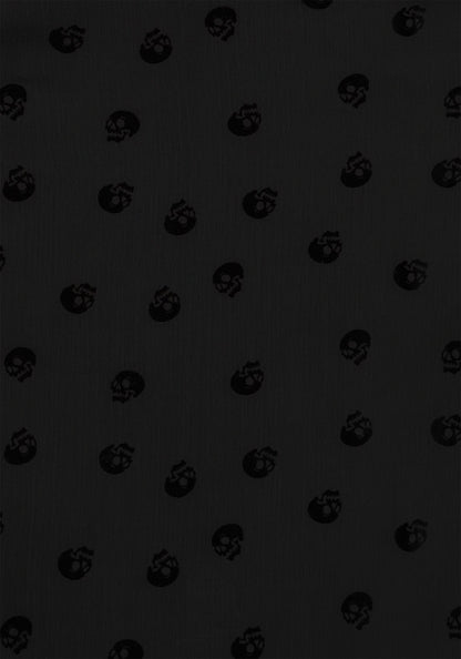 Bones Flocked Chiffon Maxi Cami Dress