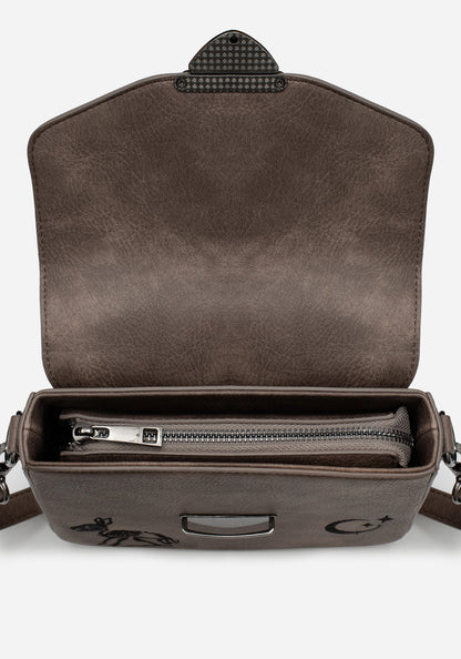 Hester Embroidered Mini Satchel Bag