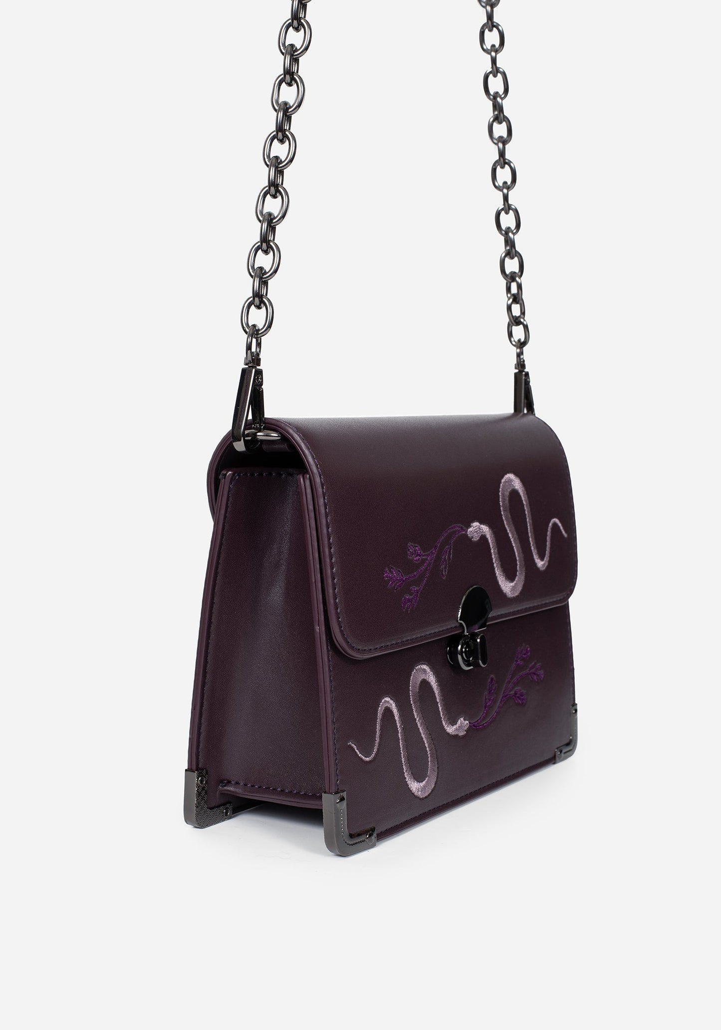 Dominion Embroidered Shoulder Bag