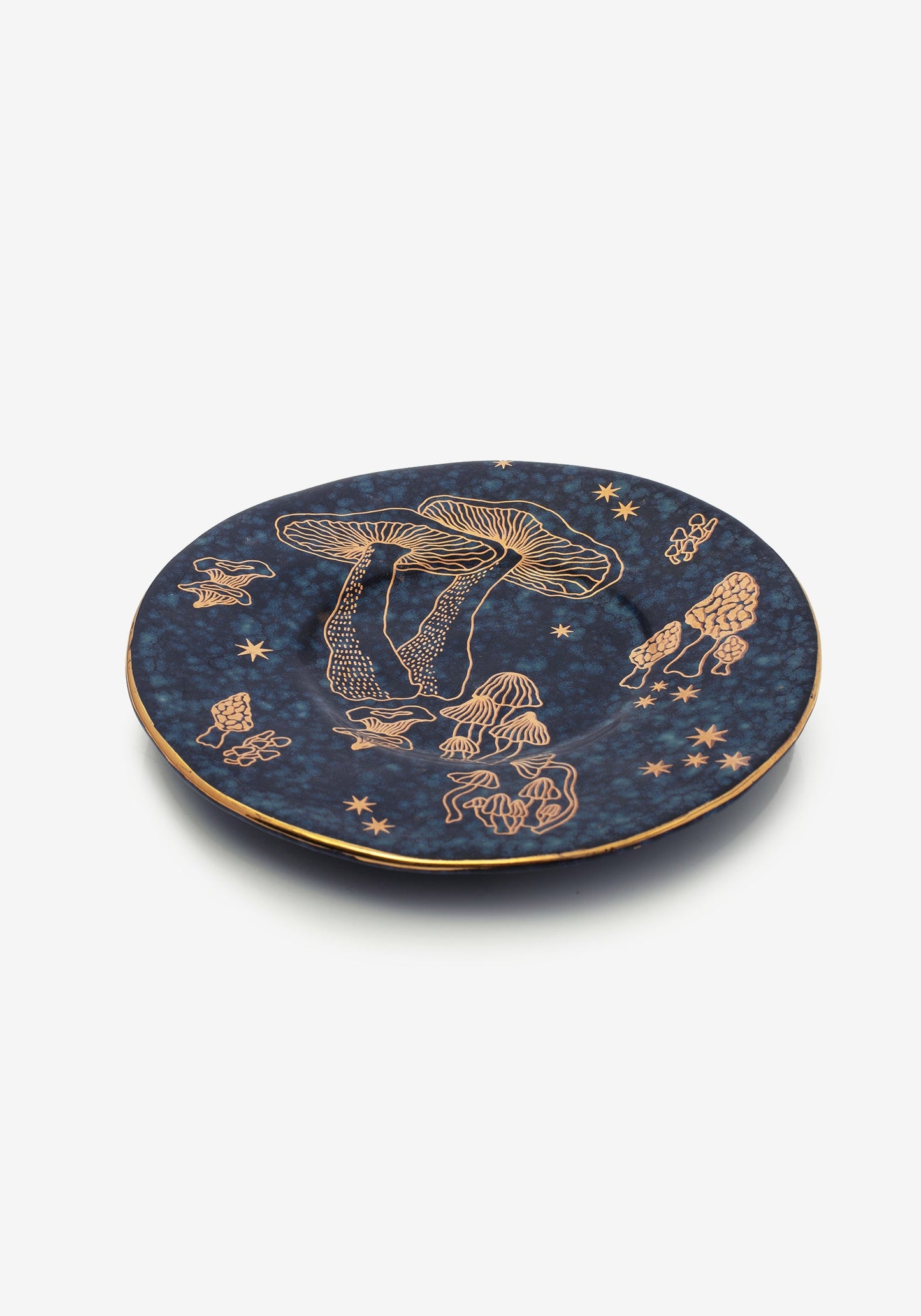 Faefire Foiled Mushroom Print Trinket Dish