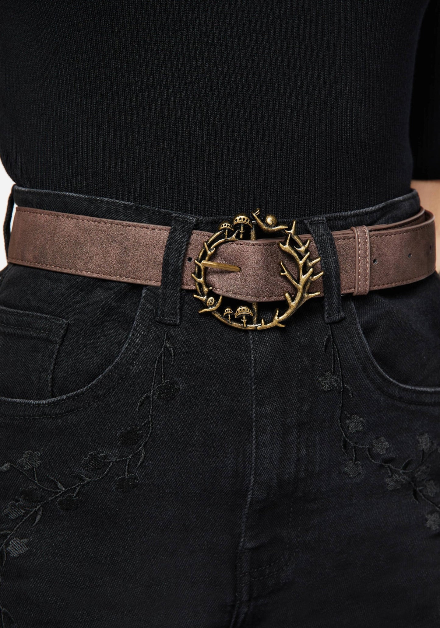 Eira Mushroom Buckle Belt
