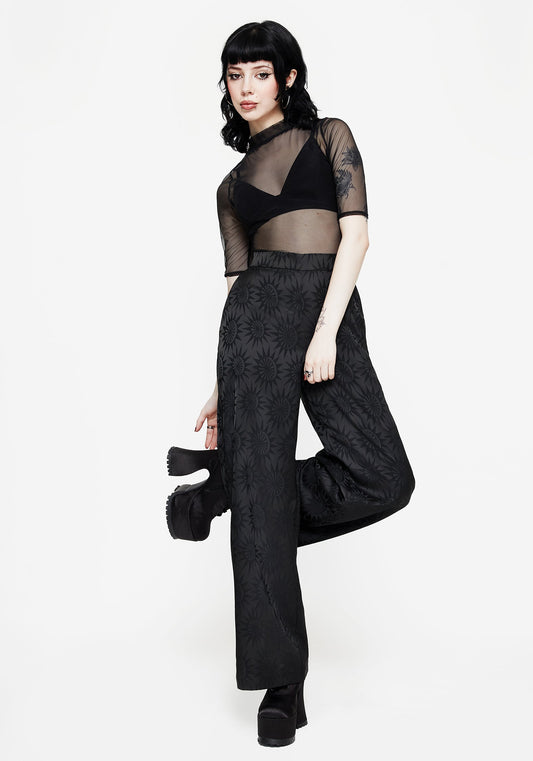 Semine Celestial Printed Wide Leg Trousers