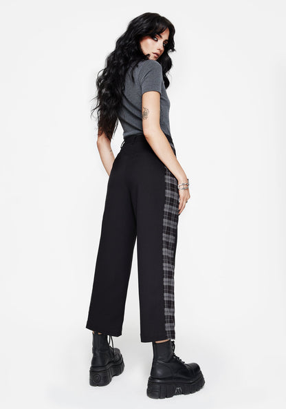 Plutone Spliced Check Straight Leg Trouser