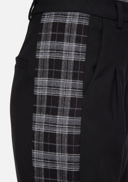 Plutone Spliced Check Straight Leg Trouser
