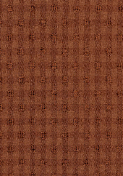 Soleil Cotton-Blend Check Tapered Trouser