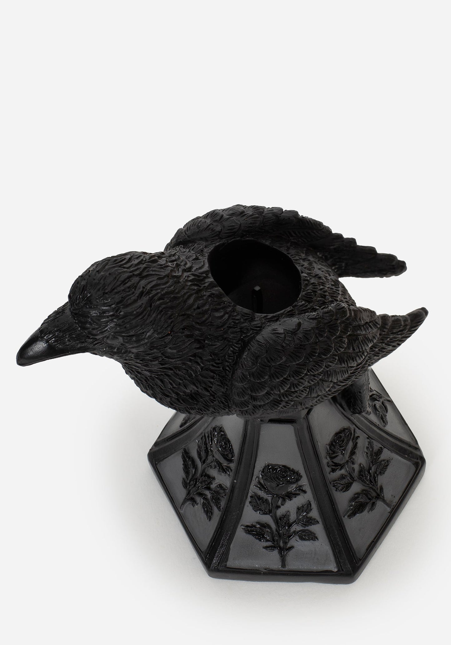 Lurk Raven Candle Stick Holder