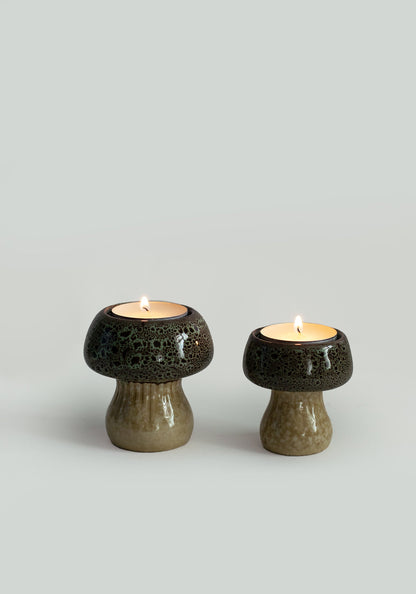 Nettunu Mushroom Tealight Holder (2 Piece Set)