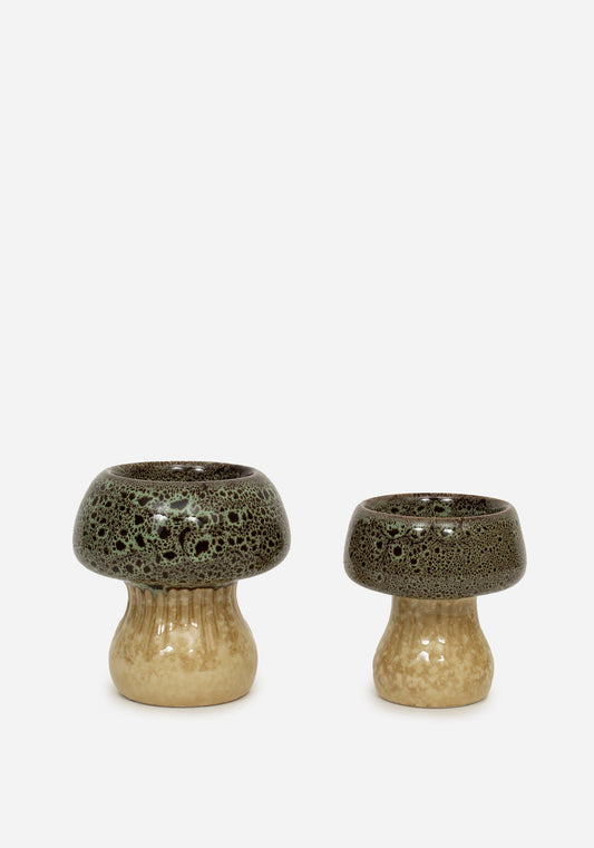 Nettunu Mushroom Tealight Holder (2 Piece Set)