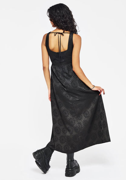 Semine Celestial Printed Cami Midi Dress