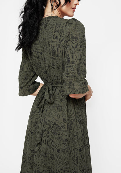 Taddea Cotton Button Up Midaxi Dress