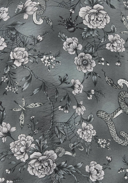 Meadow Floral Serpent Print Midaxi Skirt