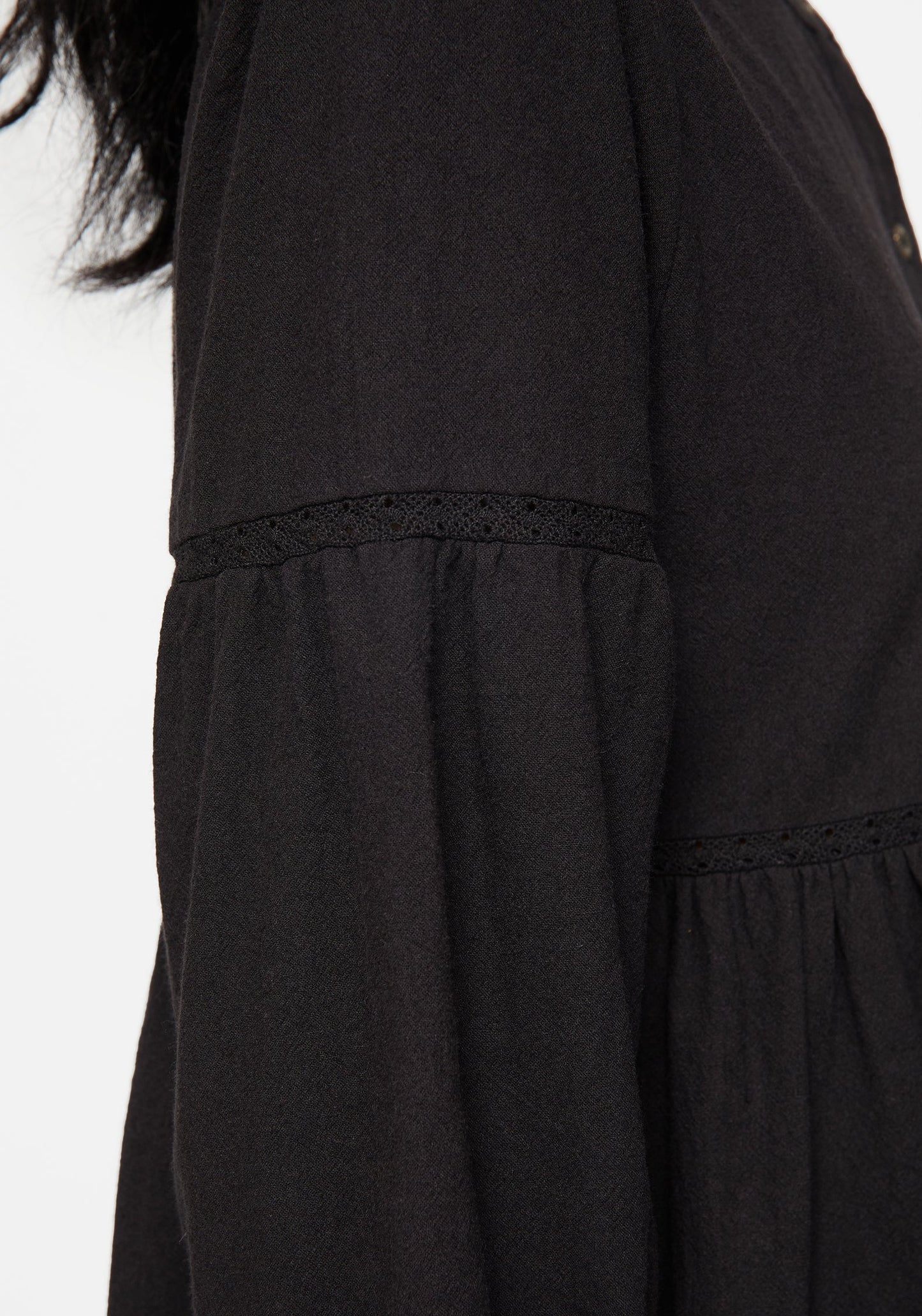 Marigold Cotton Button Up Smock Mini Dress