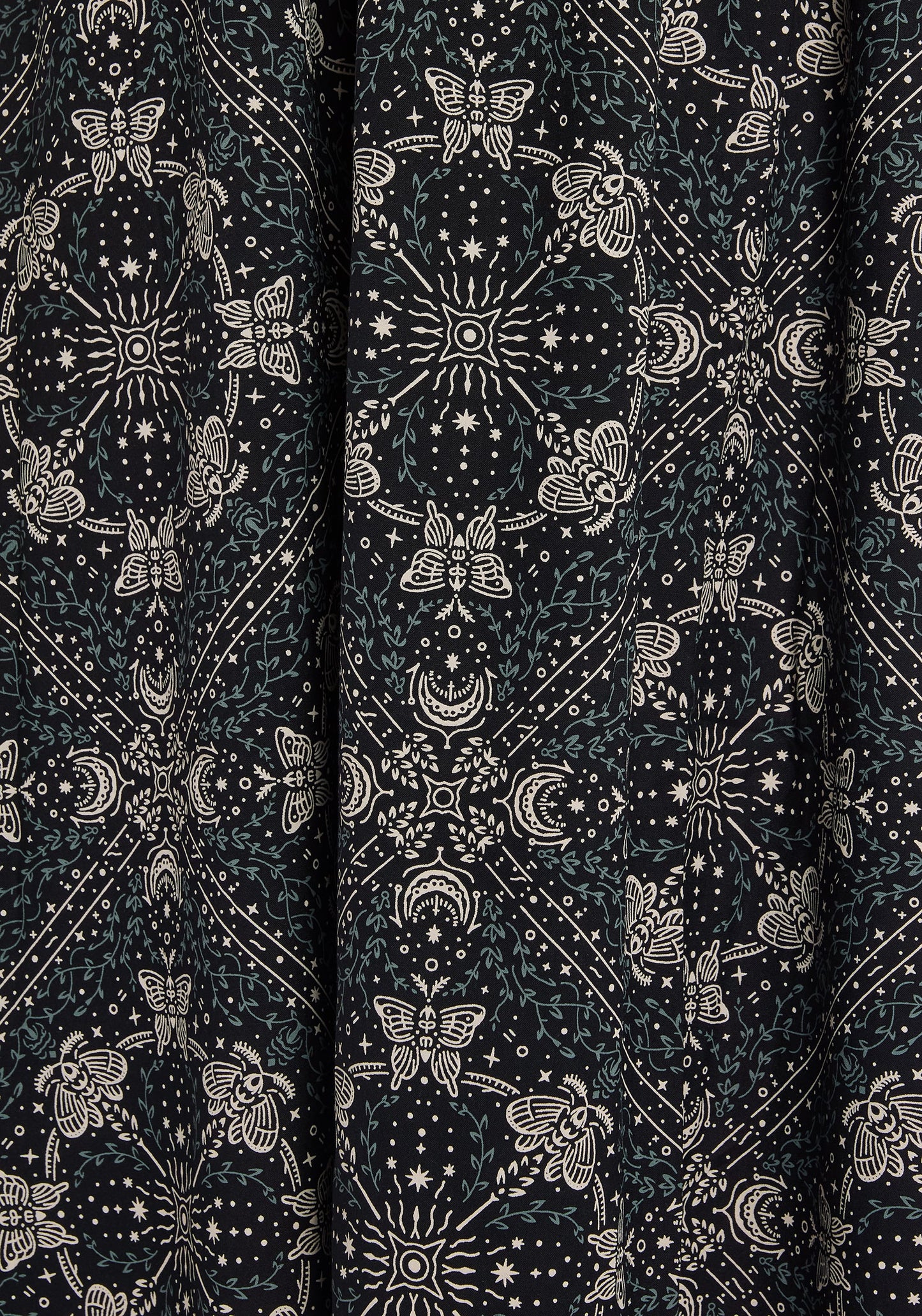 Poem Moth Print Cami Midaxi Dress