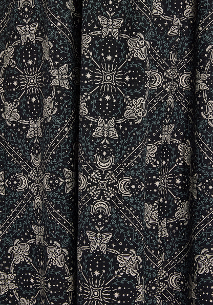 Poem Moth Print Cami Midaxi Dress