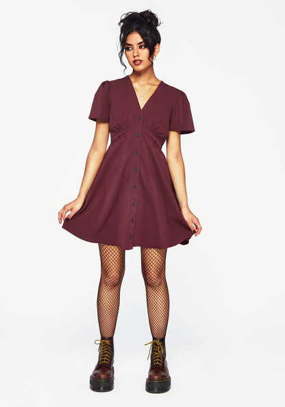 Essence Short Sleeve Mini Dress