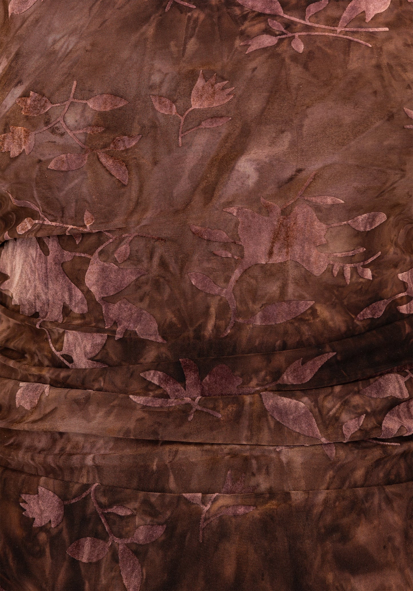 Serenade High Neck Ruched Floral Midaxi Dress