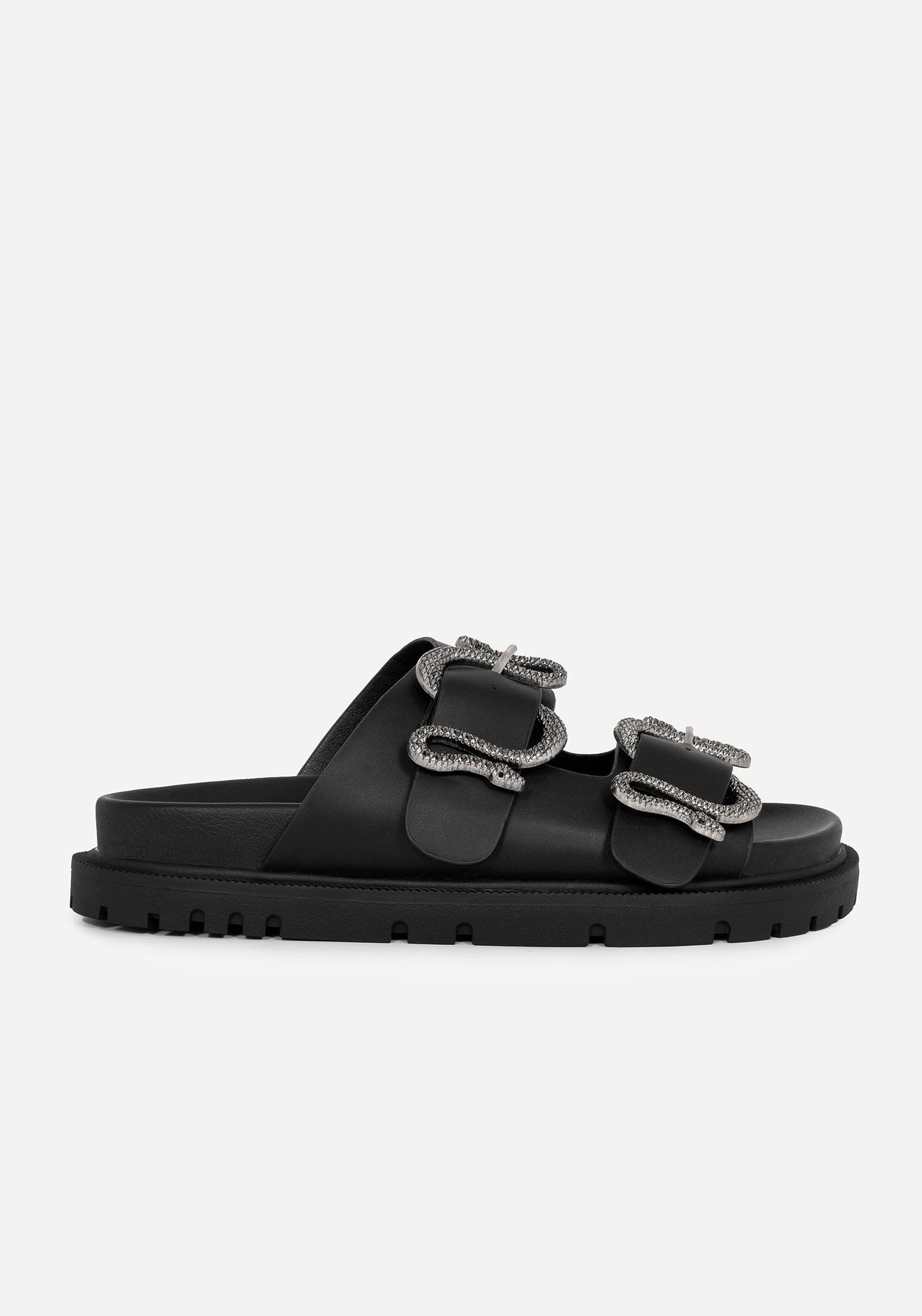 Mamba Snake Buckle Sandals