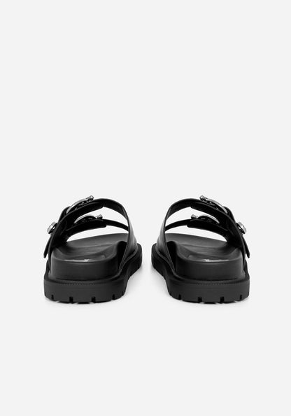 Mamba Snake Buckle Sandals