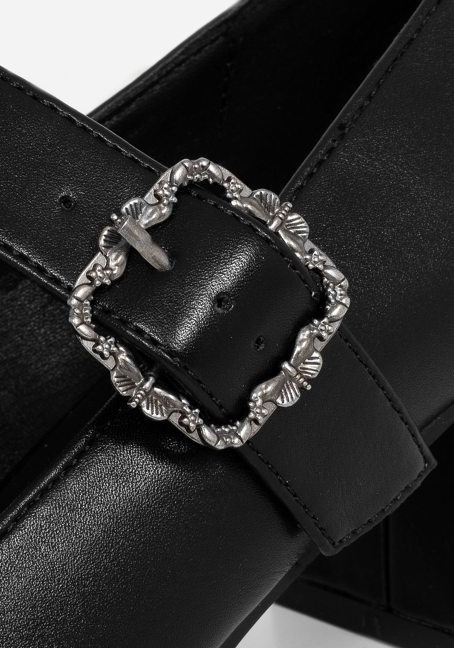 Hina Floral Buckle Mary Jane Shoes