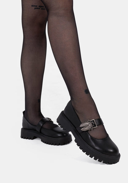 Swarm Bug Buckle Mary Jane Shoes