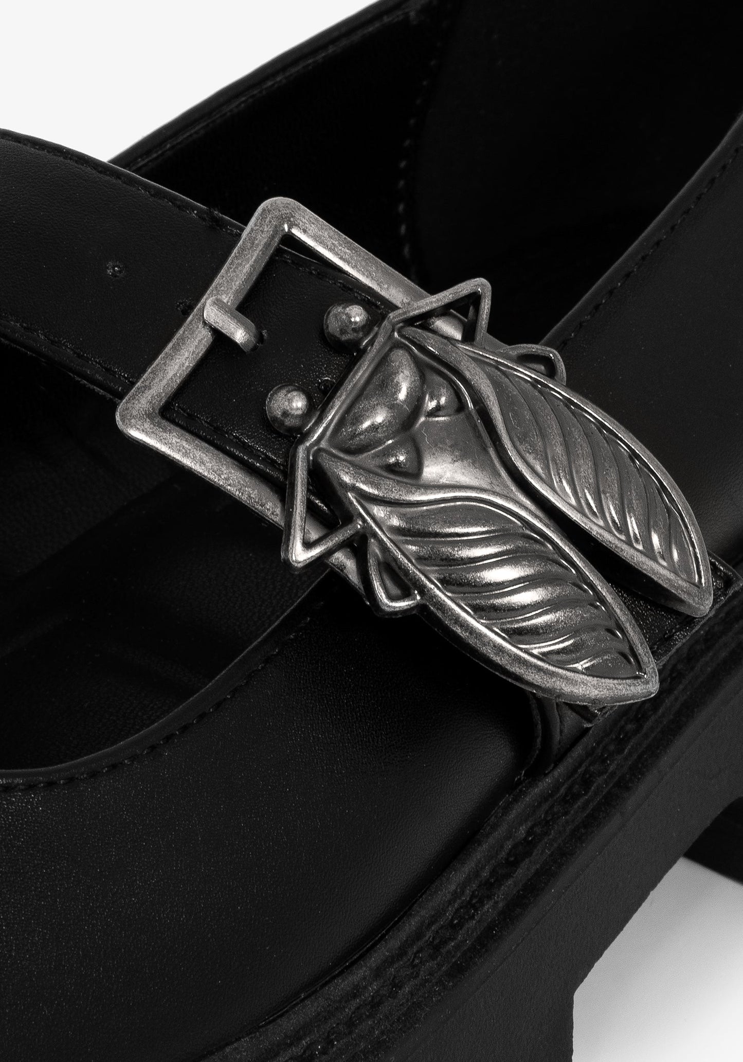 Swarm Bug Buckle Mary Jane Shoes