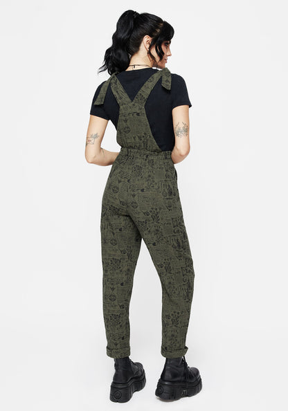 Taddea Cotton Relaxed Tie Detail Jumpsuit