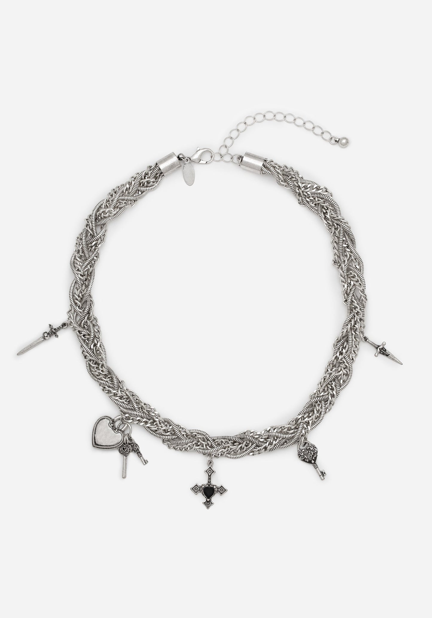 Eilir Twisted Vintage Charm Necklace