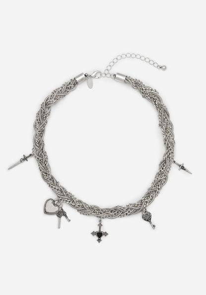 Eilir Twisted Vintage Charm Necklace