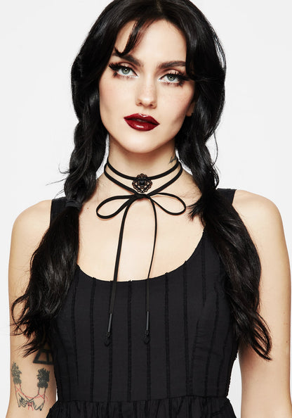 Elaine Cord Ornate Choker