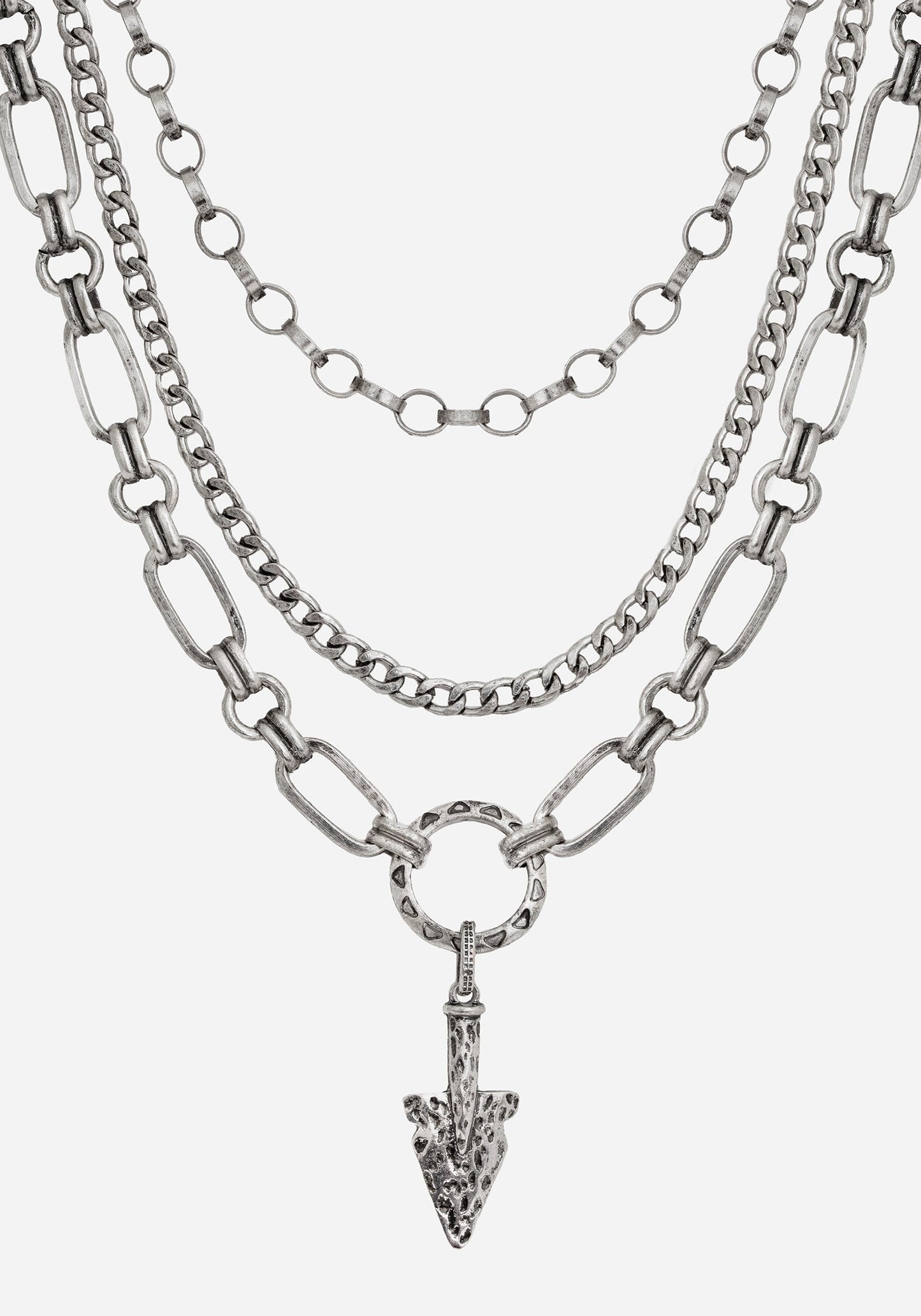 Larkin Spear Layered Chain Necklace