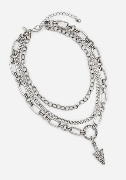 Larkin Spear Layered Chain Necklace