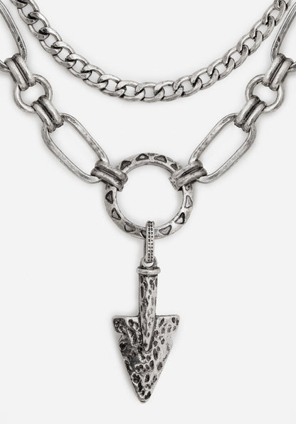 Larkin Spear Layered Chain Necklace