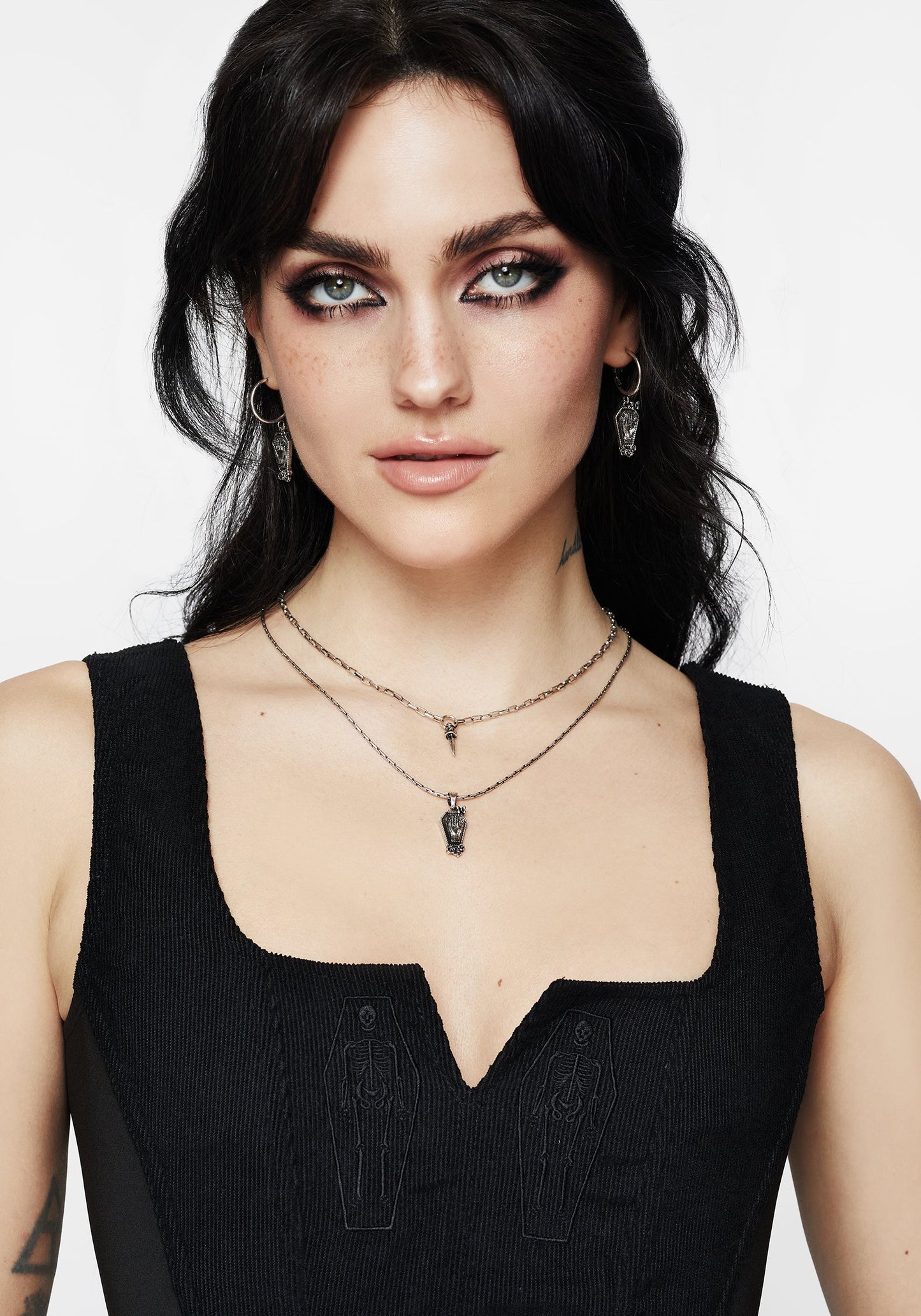 Arbor Coffin Pendant Necklace