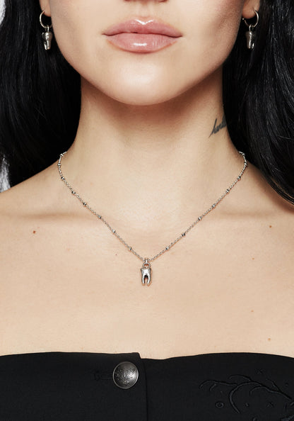 Tooth Pendant Necklace