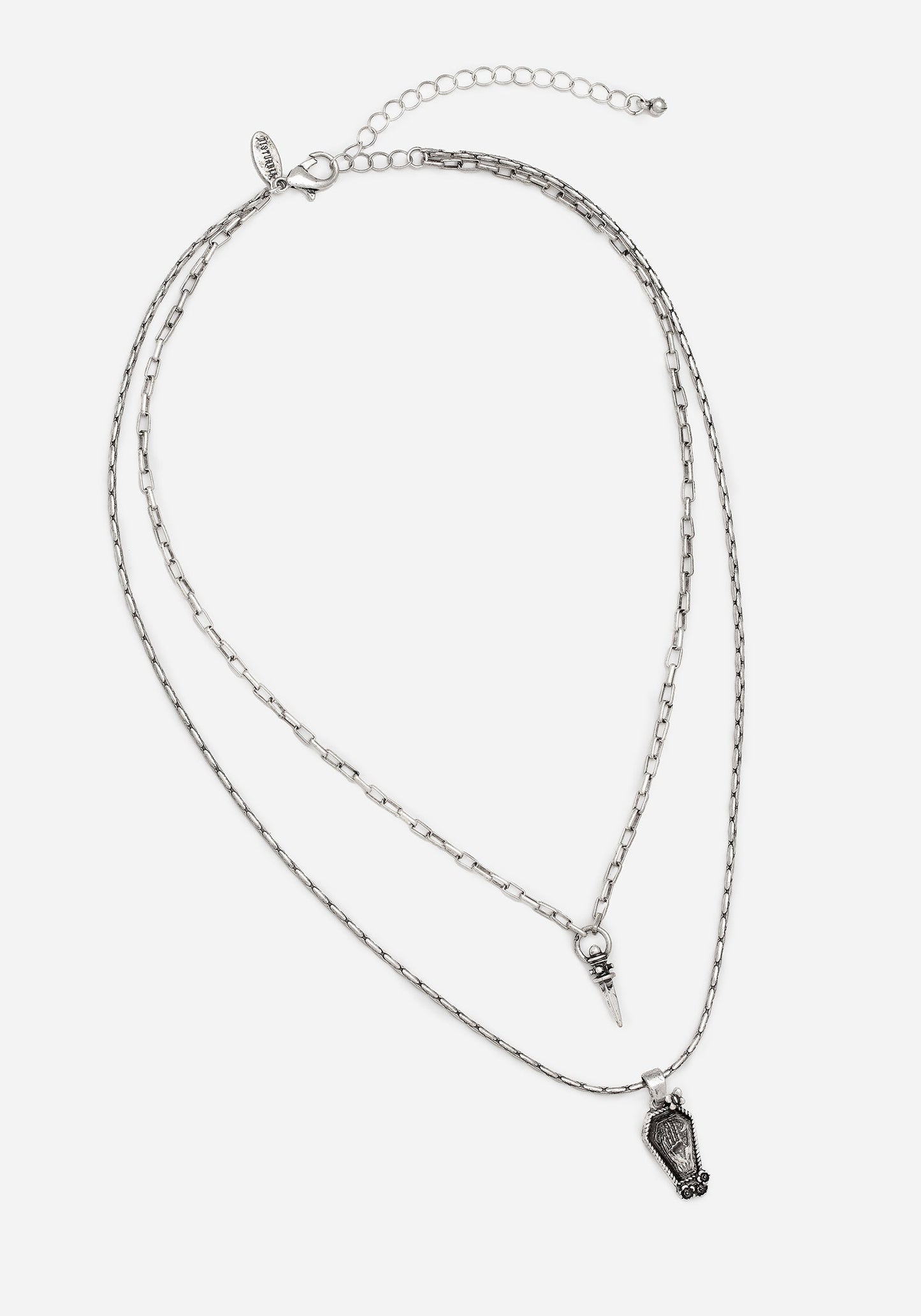 Arbor Coffin Pendant Necklace